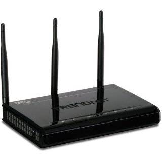 TRENDnet 450 Mbps Wireless N Gigabit Router TEW 691GR (Piano Black)