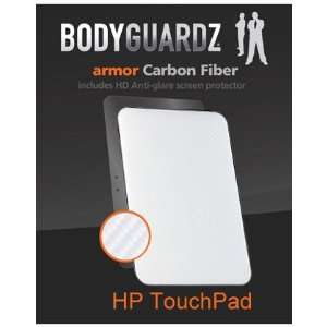  BodyGuardz Armor Carbon Fiber for HP Touchpad (White 