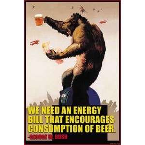   bill that encourages consumption of beer _ George Bush