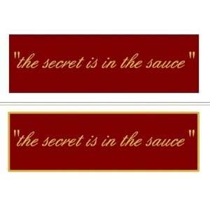  The secret is in the sauce by CreateYourWoodSign