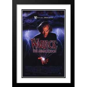 Warlock 32x45 Framed and Double Matted Movie Poster   Style A   1989 