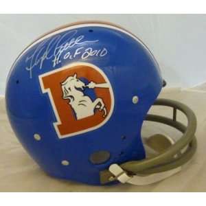  Floyd Little Signed Denver Broncos Full Size Tk Helmet 