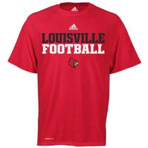  Louisville Cardinals Heather Red adidas 2011 Football 