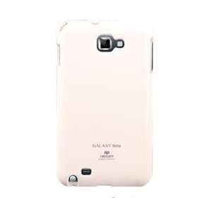  Galaxy Note Pleomax Jelly Soft Slim Fit Case Cover white 