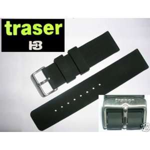  TRASER Rubber Silicon Watch Band / Strap 22mm Everything 