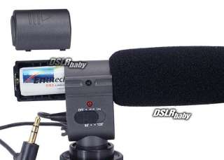 SG 108 DV Stereo Microphone for Canon EOS 7D 5DII 550D 60D 600D Rebel 