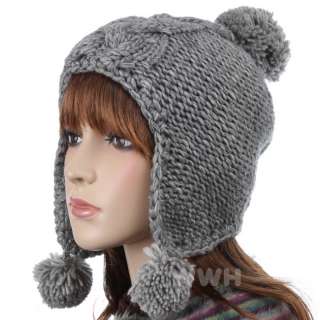 Trendy Long Knit Beanie Winter Hat Cap