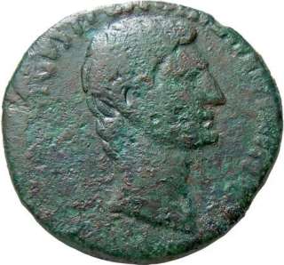 Augustus AE As. Moneyer P. Lurius. Agrippa.  