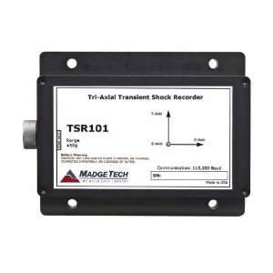 Tri axial Transient Shock Recorder with range of  100 to +100g 