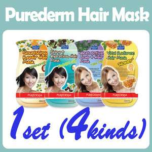 Purederm Botanical Hair treatment Mask Pack SET 4packs  