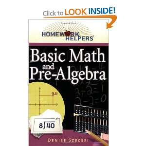 Homework Helpers Basic Math And Pre Algebra [Paperback 