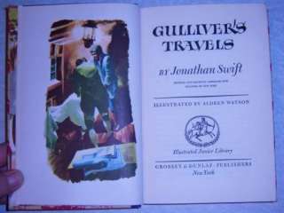 GULLIVERS TRAVELS 1947 JONATHAN SWIFT VINTAGE #10766  