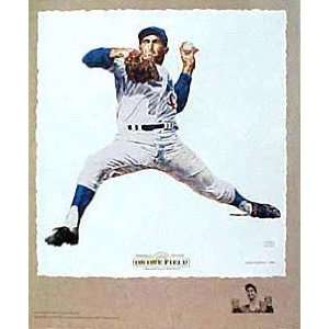  Sandy Koufax Los Angeles Dodgers 20 X 24 Lithograph 