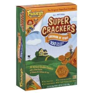 Funleys Crackers, Cheddar N Stuff Broccoli, 4.23 Ounce  