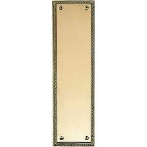 Brass Accents Rope Polished Brass Push Plate A06 P0240 PB 