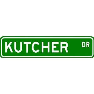  KUTCHER Street Sign ~ Personalized Family Lastname Sign 
