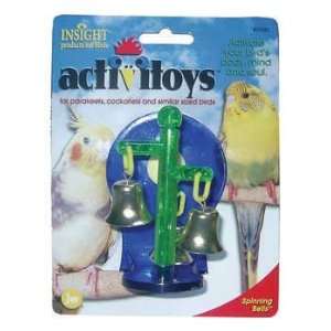 2PK Insight Bird Toy Spinning Bells (Catalog Category Bird / Toys 