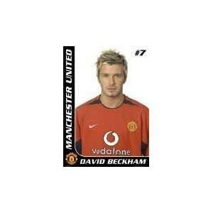 Man Utd Beckham Portrait    Print 