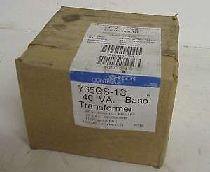   Controls #Y65GS 1C 40VA, Sec 24V Foot Mount Transformer ~ New in Box