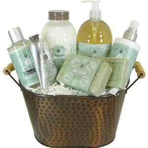   Seaweed Scent Spa Luxury Gift Basket with Epi de Provence Products
