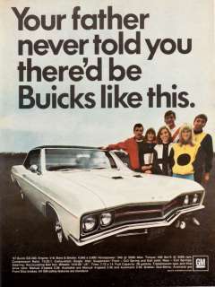 67 Buick GS400 GS 400 Father Never Told You print ad  