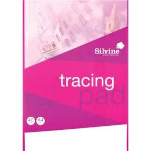  Silvine A4 Tracing Pad 40 Sheets