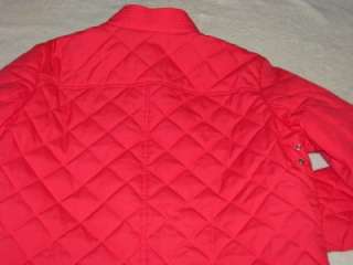 JONES NEW YORK Quilted Jacket Pink Womens Large 12/14 EUC  