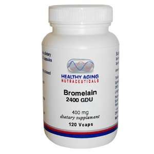  Healthy Aging Nutraceuticals Bromelain 2400 Gdu 400 Mg 120 