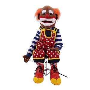 African American Clown Soft Puppet