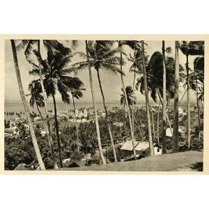  1937 Olinda Brazil Brasil Town Photogravure Peter Fuss 
