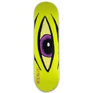  Toy Machine Team Sect Eye Neon Lime Pp Deck (8.00 