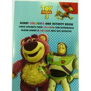  Toy Story 3 Giant Coloring & Activity Book (3 languages 
