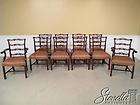 20795 Set of 10 Vintage Chippendale Ribbon Back Mahogany Dining Room 