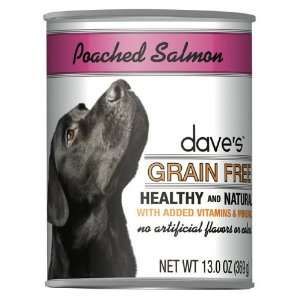   Daves Natural Grain Free Poached Salmon (Pack 12x13oz)