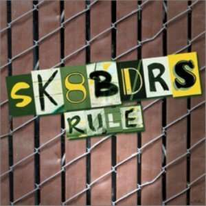 SK8BDRS Rule 18x18, Framed Canvas 