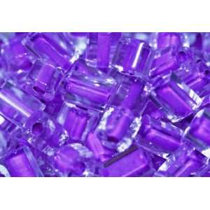  Beaders Paradise LGM315 Czech Glass Crystal Purple Lined 