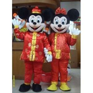   Mouse Minnie Mouse Chinese style Costume Mascot Costumes  A Toys