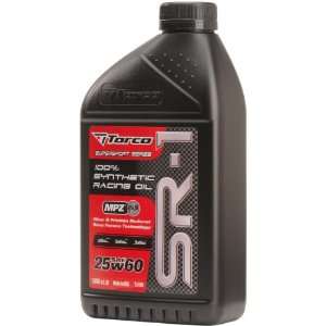  Torco A162560CE SR 1 25w60 Synthetic Racing Oil Bottle   1 
