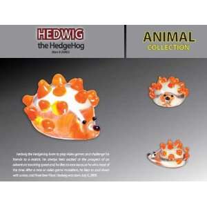    Hedwig the Hedgehog Looking Glass Torch Sculpture 