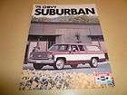 1975 Chevrolet Suburban Sales Brochure Vintage