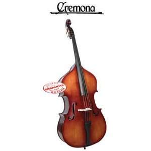  CREMONA PREMIER DELUXE SOLID TOP 3/4 UPRIGHT BASS SB 4 