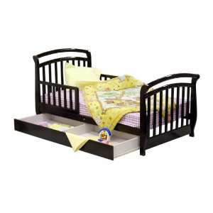    Dream On Me Deluxe Sleigh Toddler Bed w/drawer (Espresso) Baby
