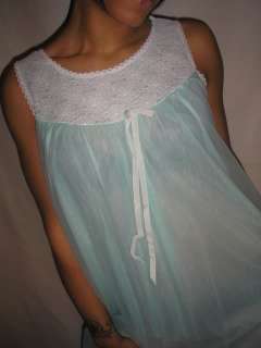 The 60s BABYDOLL nylon nightie  