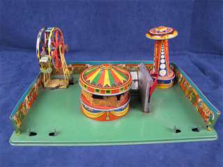 Rare Vintage Tin Litho Wyandotte Table Top Carnival Toy  