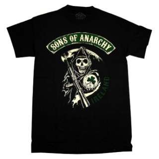 Sons Of Anarchy Reaper Ireland Irish SOA TV Show T Shirt Tee  