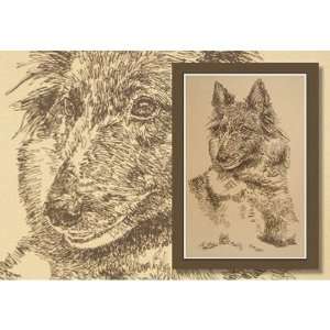 Belgian Tervuren Lithograph by Stephen Kline