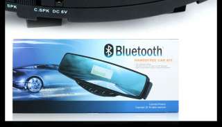 Bluetooth Rear View Mirror Handsfree Car Kit Phone FM Car 