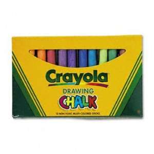  Crayola® Colored Drawing Chalk CHALK,DRAWING,12/ST,AST 