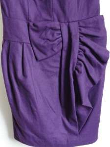 PIPPA MIMI FLANNEL WOOL SLEEVELESS DRESS, Grape, Size 4, MSRP $188 