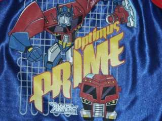 New TRANSFORMERS Blue Tank Top Red Shorts Outfit Boys Size 6 7 Small 